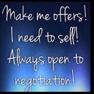 🗣OPEN TO NEGOTIATE 🗣